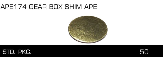 APE1 74 GEAR BOX SHIM APE